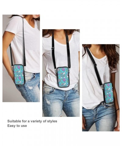 Anti-Theft Smartphone Wallet With Adjustable Shoulder Strap Stash Money Carrier Pattern 346 $12.38 Crossbody Bags