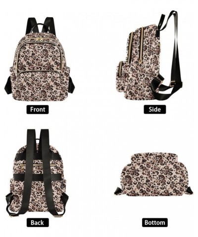 Wild Leopard Print Casual Fashion Polyester Travel Rucksack Shoulder Bag Color Small $15.91 Backpacks