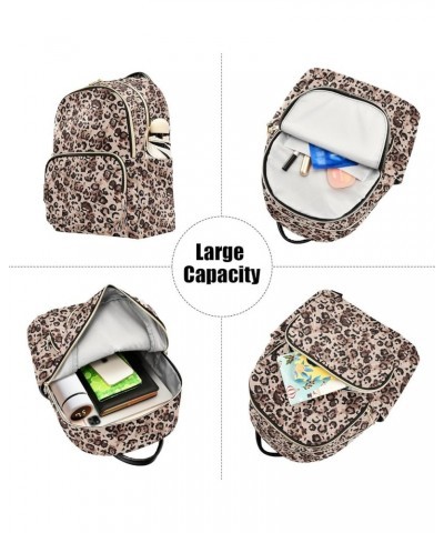 Wild Leopard Print Casual Fashion Polyester Travel Rucksack Shoulder Bag Color Small $15.91 Backpacks