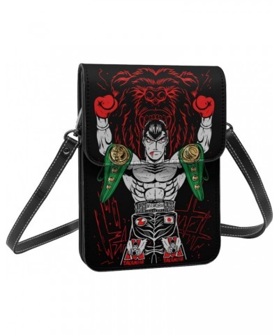 Anime Hajime No Ippo Small Cell Phone Purse Female Fashion Small Mini Shoulder Bag Crossbody Bags 7.5x5.3 Inches $16.27 Cross...