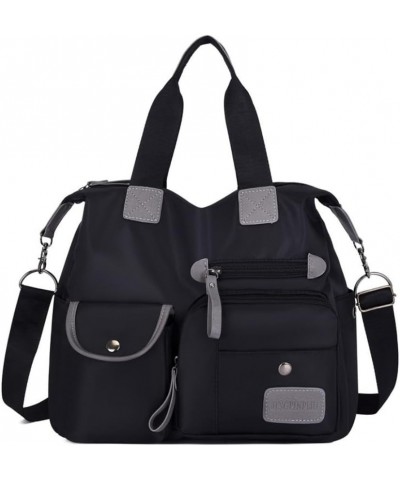 Women's Bag Mommy Bag One Shoulder Crossbody Portable Travel Large Bag Black $12.74 Shoulder Bags