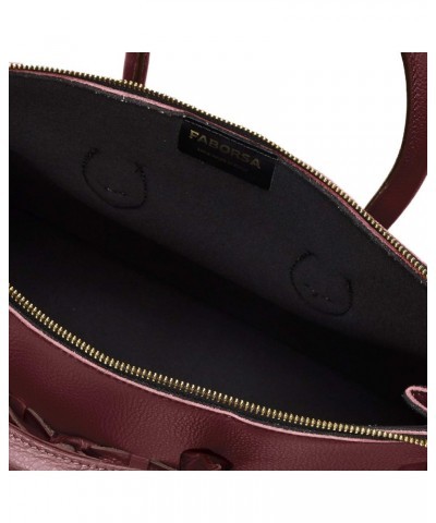 Fabolsa VQ0001-104-001 Verona Handbag, L, Made in Italy, Wine $43.88 Handbags