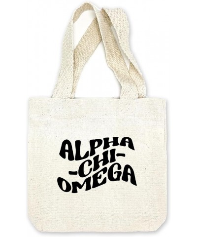 Mod Design Mini Tote Bag - Gift Tote Bags for Sorority - Mini Goodie Bag - Sorority Gift Bag Alpha Chi Omega $7.83 Totes