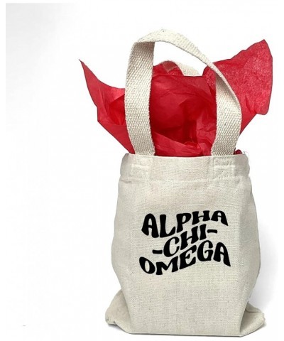 Mod Design Mini Tote Bag - Gift Tote Bags for Sorority - Mini Goodie Bag - Sorority Gift Bag Alpha Chi Omega $7.83 Totes