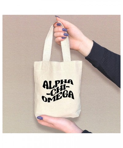 Mod Design Mini Tote Bag - Gift Tote Bags for Sorority - Mini Goodie Bag - Sorority Gift Bag Alpha Chi Omega $7.83 Totes