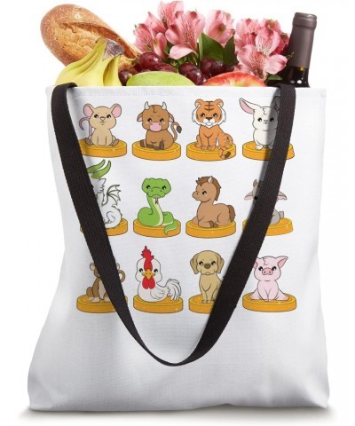 Chinese ZODIAC Animals Tote Bag $15.34 Totes