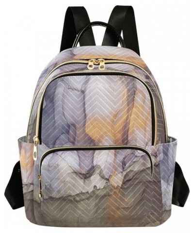 Backpack Purse for Women Alcohol Ink Texture Marble, Mini Fashion Backpack Lightweight Casual Daypack Shoulder Bag Travel Bac...