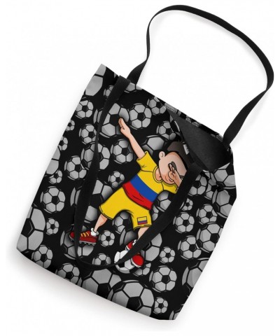 Dabbing Soccer Boy - Colombia Jersey Colombian Football Fans Tote Bag $14.67 Totes