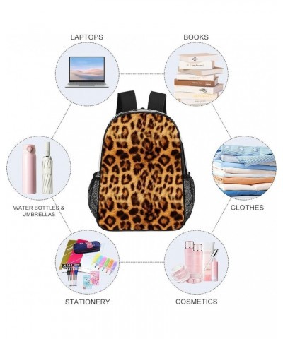 Clear PVC Backpack Compatible with Cheetah Skin Wild Animal Pink Rose Gold Leopard Print, Stadium Approved Backpack with Adju...