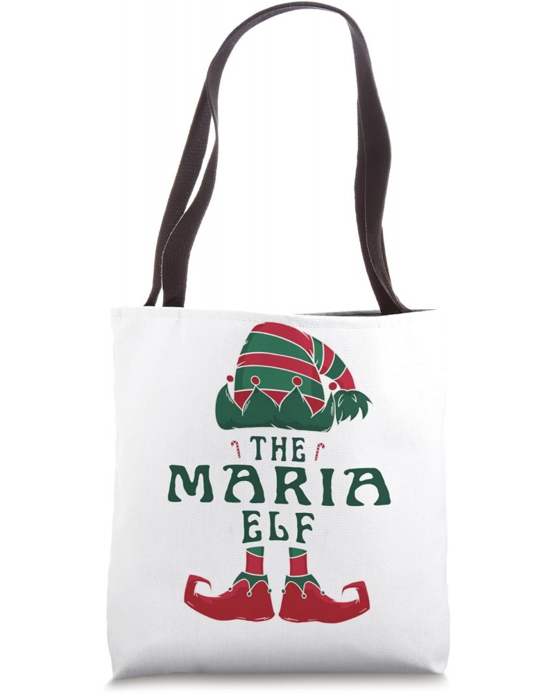 The Maria Elf Pajama for Funny Christmas Holiday Party Tote Bag $15.48 Totes