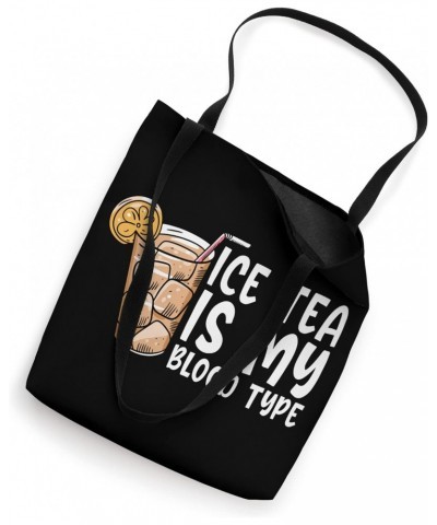 Funny Tea Graphic Ice Tea Lover Women and Men Tea Drinker Tote Bag $11.43 Totes