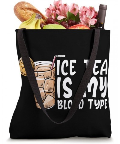 Funny Tea Graphic Ice Tea Lover Women and Men Tea Drinker Tote Bag $11.43 Totes