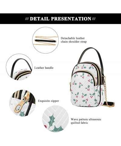 Small Crossbody Handbag for Women Mini Over Shoulder Purse with Three Zippered Pockets Durable Shoulder Bag Color-hf024 $11.9...