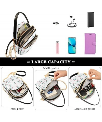 Small Crossbody Handbag for Women Mini Over Shoulder Purse with Three Zippered Pockets Durable Shoulder Bag Color-hf024 $11.9...