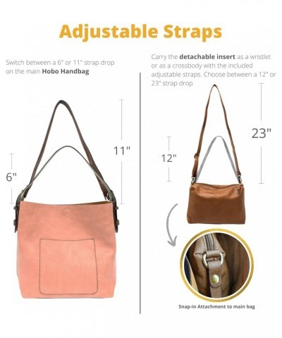 Womens Faux Leather: Hobo 2-in-1 Handbag Blush Beauty $33.18 Hobo Bags