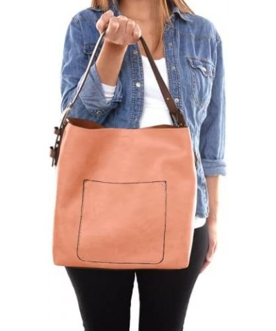 Womens Faux Leather: Hobo 2-in-1 Handbag Blush Beauty $33.18 Hobo Bags