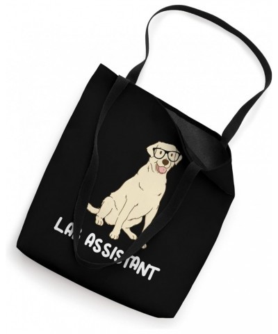 Lab Assistant Nerdy Yellow Labrador Retriever Tote Bag $14.24 Totes