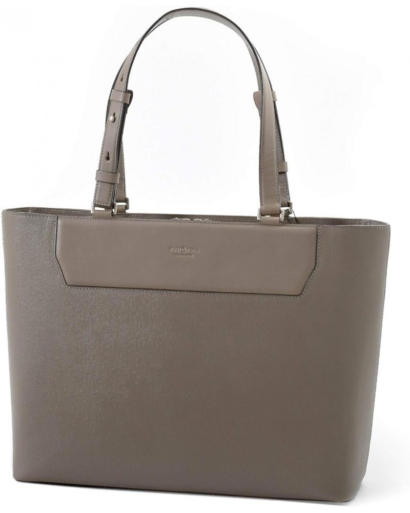 FUJITAKA, Genuine Leather Tote Bag B4, Made In Japan, No.660722 Taupe $164.76 Totes