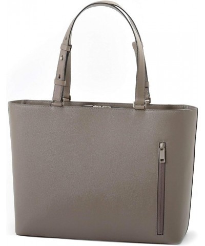 FUJITAKA, Genuine Leather Tote Bag B4, Made In Japan, No.660722 Taupe $164.76 Totes