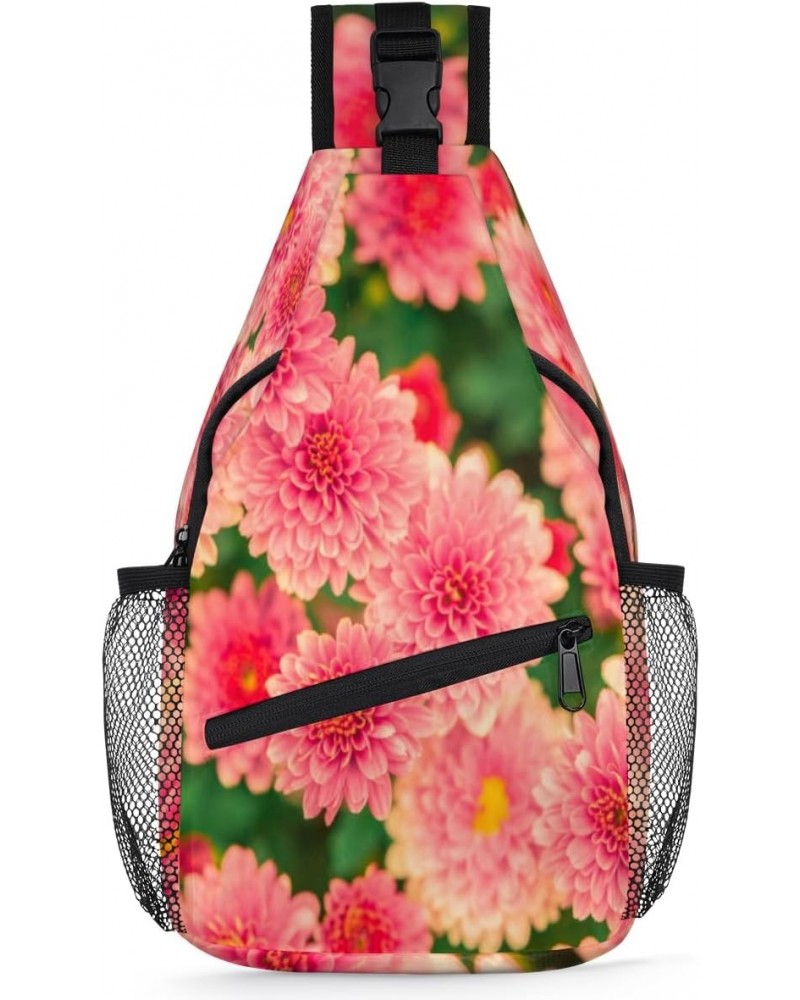 Plants Nature Flowers Sling Bag for Women Crossbody Backpack Purse Shoulder Casual Daypack Cross Body Bags for Travel Cycling...