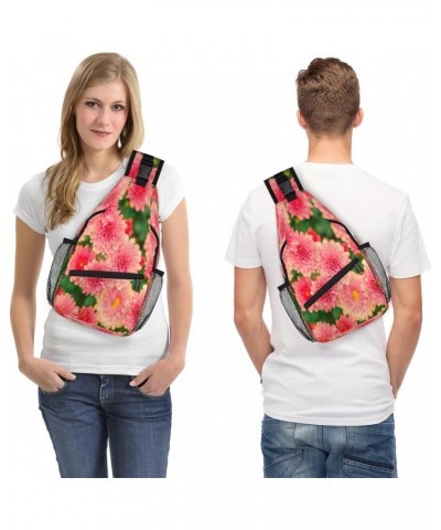 Plants Nature Flowers Sling Bag for Women Crossbody Backpack Purse Shoulder Casual Daypack Cross Body Bags for Travel Cycling...