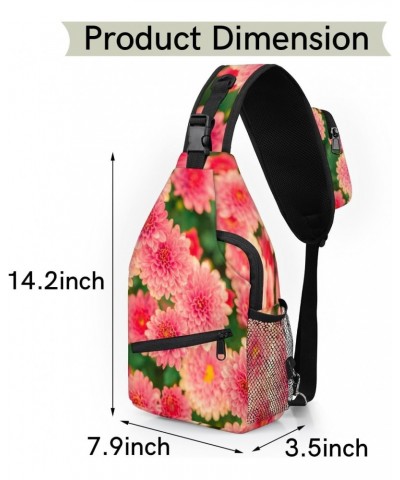 Plants Nature Flowers Sling Bag for Women Crossbody Backpack Purse Shoulder Casual Daypack Cross Body Bags for Travel Cycling...