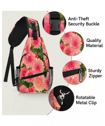 Plants Nature Flowers Sling Bag for Women Crossbody Backpack Purse Shoulder Casual Daypack Cross Body Bags for Travel Cycling...