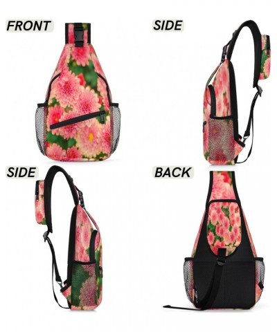 Plants Nature Flowers Sling Bag for Women Crossbody Backpack Purse Shoulder Casual Daypack Cross Body Bags for Travel Cycling...