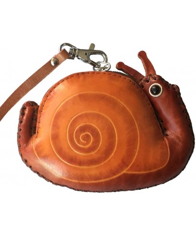 Real Leather Snail Change Purse, jewelry Holder, Handcrafted Snail Coin Purse $11.76 Wallets