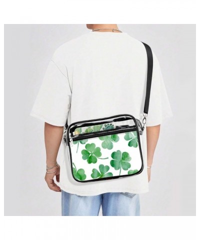 Women's Transparent Crossbody Bag Fashion Shoulder Bag With Adjustable Strap Color142 $12.50 Totes