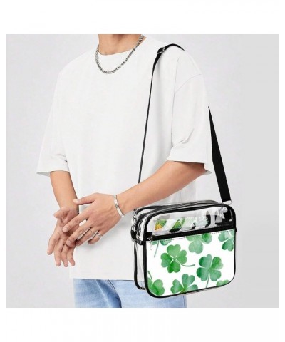 Women's Transparent Crossbody Bag Fashion Shoulder Bag With Adjustable Strap Color142 $12.50 Totes