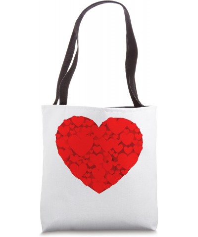 Cute Funny Love Red Hearts Graphic Valentine Cool Top Tote Bag $16.01 Totes