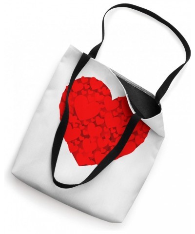 Cute Funny Love Red Hearts Graphic Valentine Cool Top Tote Bag $16.01 Totes