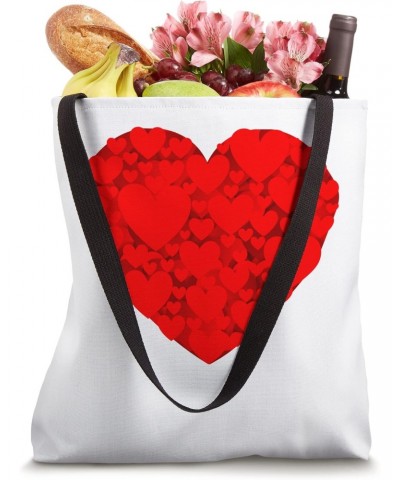 Cute Funny Love Red Hearts Graphic Valentine Cool Top Tote Bag $16.01 Totes