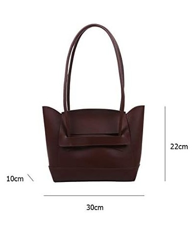 Small Shoulder Purses for Women Simple Solid Color Ladies Handbag Small Bag Female Travel Handbag Shoulder Bag (Color : Black...