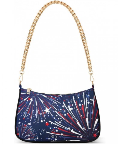 Handbags Shoulder Bag Womens Tote Satchel Bags Fireworks Chain Bag for Women $13.50 Satchels