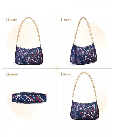 Handbags Shoulder Bag Womens Tote Satchel Bags Fireworks Chain Bag for Women $13.50 Satchels