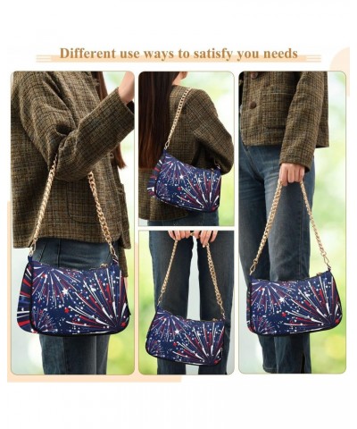 Handbags Shoulder Bag Womens Tote Satchel Bags Fireworks Chain Bag for Women $13.50 Satchels