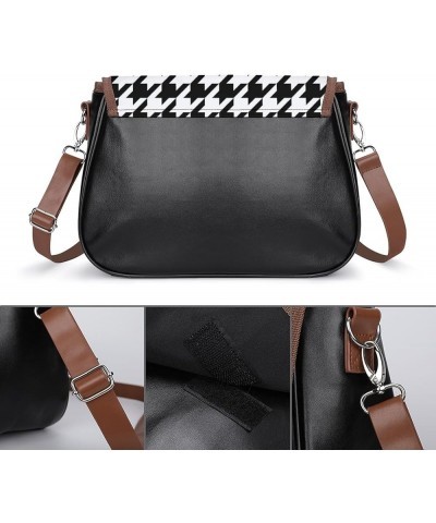 Women's Leather Crossbody Bags Casual Waterproof Shoulder Handbag Color271 $15.71 Satchels