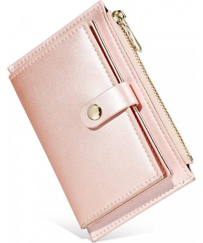 Pearl Laser PU Leather Zipper Women's Wallet Fashion Short Ladies Coin Purse Female Money Bag Clip Card Holder (Color : Light...