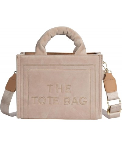 The Tote Bags for Women, Trendy Leather Tote Bags Small Top-Handle Crossbody Tote Bag Handbag for Travel Work (Light Pink) Kh...