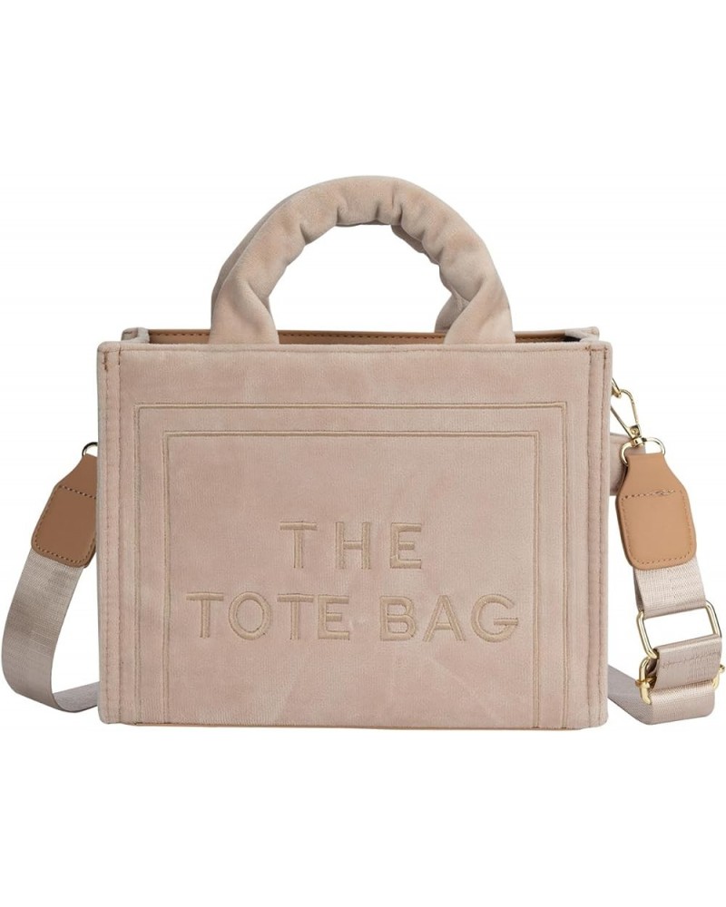 The Tote Bags for Women, Trendy Leather Tote Bags Small Top-Handle Crossbody Tote Bag Handbag for Travel Work (Light Pink) Kh...