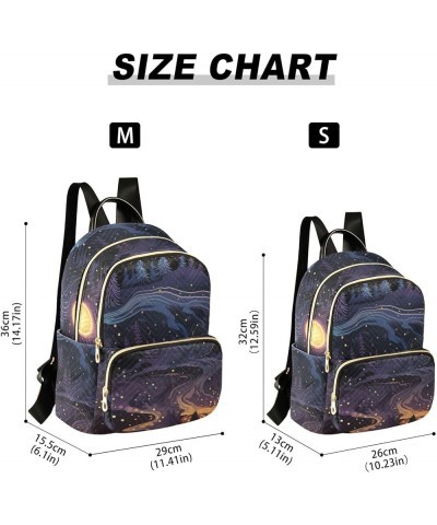 Night Starry Sky Fashion Backpack Purse Ladies Fashion Rucksack Travel Shoulder Bag Casual Daily Backpack Work Bag Small $22....