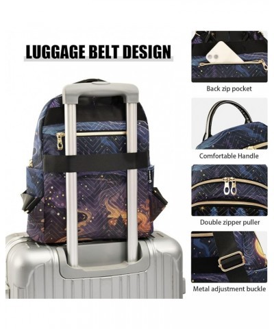 Night Starry Sky Fashion Backpack Purse Ladies Fashion Rucksack Travel Shoulder Bag Casual Daily Backpack Work Bag Small $22....