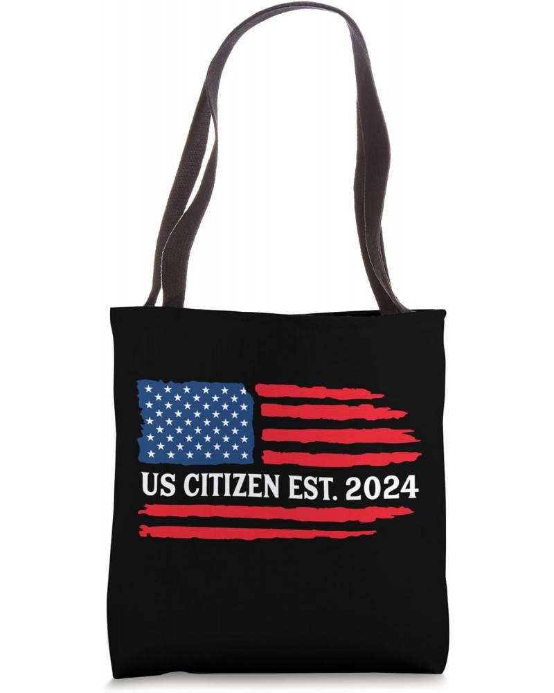 New US Citizen Est 2024 American Immigrant Citizenship Gift Tote Bag $10.66 Totes