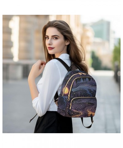 Night Starry Sky Fashion Backpack Purse Ladies Fashion Rucksack Travel Shoulder Bag Casual Daily Backpack Work Bag Small $22....