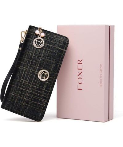 Leather Wallets for Women, Genuine Leather Gift Box Packing Ladies Fashion Clutch Bifold Wallet with Zipper Coin Pocket Women...