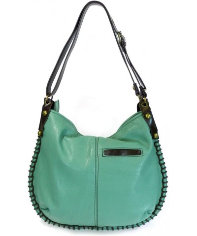 Handbags, Casual Style, Soft, Large Shoulder or Crossbody Purse with Keyfob - Teal Green Color Bicycle $28.29 Crossbody Bags