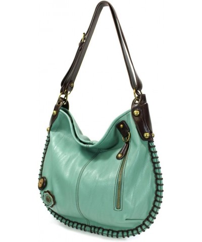 Handbags, Casual Style, Soft, Large Shoulder or Crossbody Purse with Keyfob - Teal Green Color Bicycle $28.29 Crossbody Bags