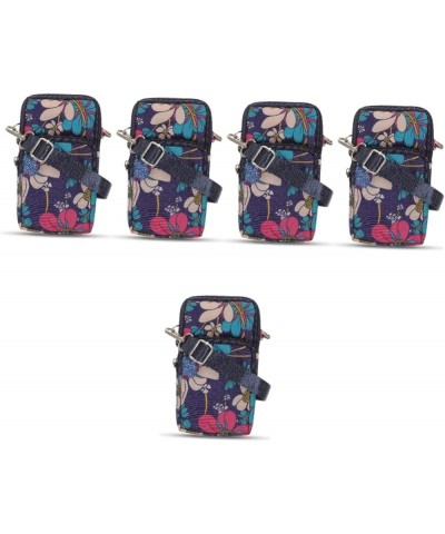 2pcs Printed Mobile Phone Bag Messenger Bag for Women Crossbody Mini Phones Satchel Purse Crossbody Bags Bluex5pcs $21.21 Sat...